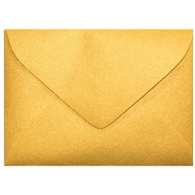 LUX #17 Mini Envelopes 2 11/16 x 3 11/16 50/Box Gold Metallic MINSDG-50