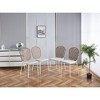 NicBex  Set of 4  Modern Sennit Dining Chairs,18.1 inch Wide Armless Chairs for Kitchen,Living Room - 2 of 4