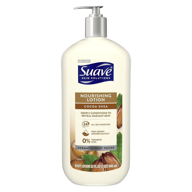 Suave Cocoa Butter and Shea Body Lotion - 1pk/32 fl oz, 1 of 10