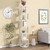 QingMoon Geometric Bookshelf 6 Tier S-Shaped Bookcase, Multi-Function Creative Bookshelf, for Bedroom, Living Room, Office - 2 of 4