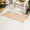 The Lakeside Collection Outdoor Traditional Floral Patio Rug - Sand Accent - 2 of 4