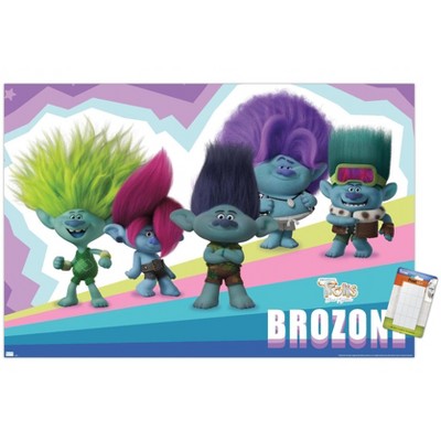 Trends International Trolls: Band Together - Brozone Unframed Wall ...