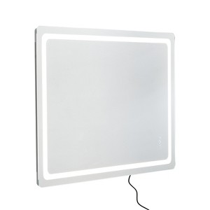 VEVOR LED Bathroom Mirror, 36" x 48" LED Bathroom Vanity Mirror, Stepless 3 Colors Temperature Dimmable Bathroom Mirror, Wall Mounted, White - 1 of 4