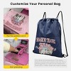 Drawstring Backpack is a must-have for outdoor hiking/fitness, with a simple design and strong waterproof - 4 of 4