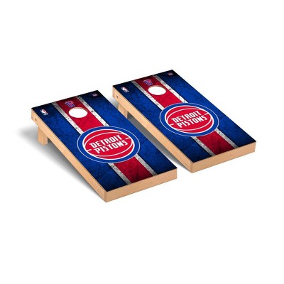 NBA Detroit Pistons Premium Cornhole Board Vintage Version