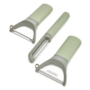 BergHOFF Balance 3Pc Stainless Steel Peeler Set, Recycled Material - 1 of 4