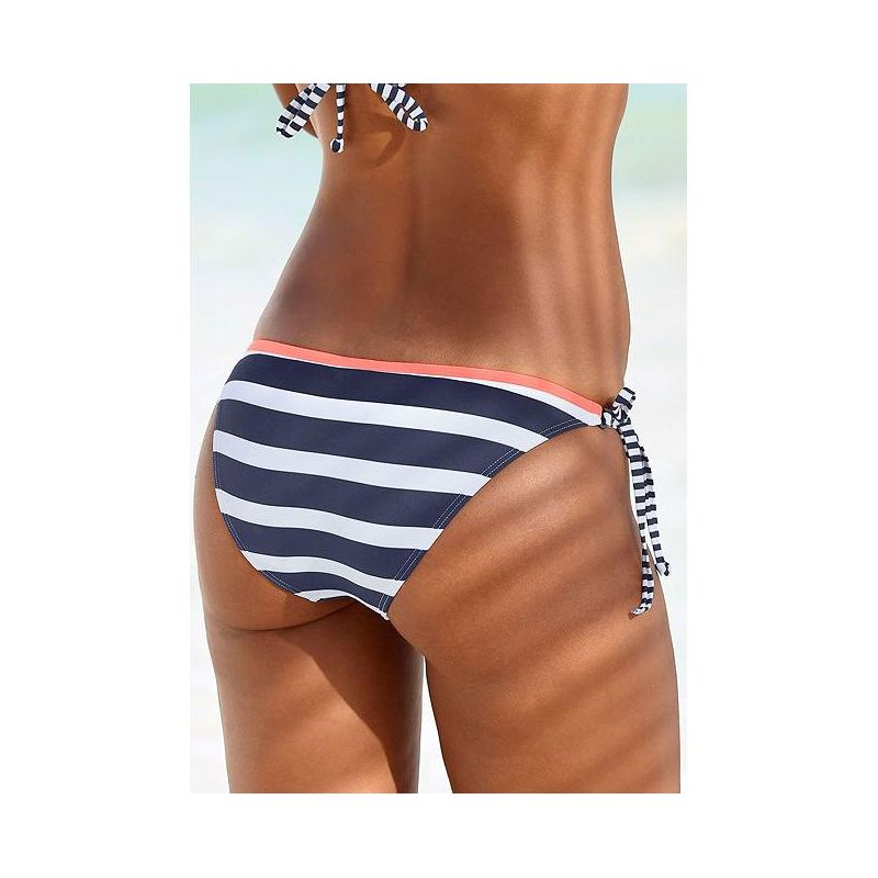 LASCANA Women's Striped Cheeky Bikini Swimwear Bottom Swimsuit, 4 of 8