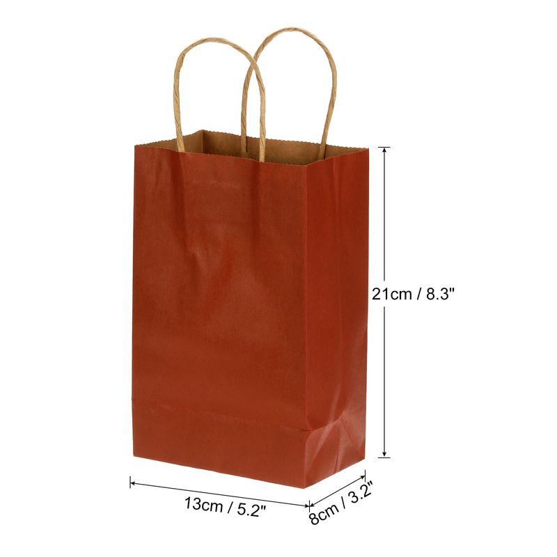 Unique Bargains Paper Gift Bag with Handle Pack Storage Bag for Party Favor, 2 of 6