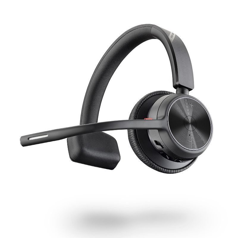 Poly Voyager 4310 UC Wireless Headset - Single-Ear Headset with Boom Mic - Connect to PC / Mac via USB-C Bluetooth Adapter, Cell Phone via Bluetooth, 1 of 7