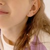 Girls' Polished Initial Letter Initial Screw Back Sterling Silver Earrings - In Season Jewelry - 3 of 4