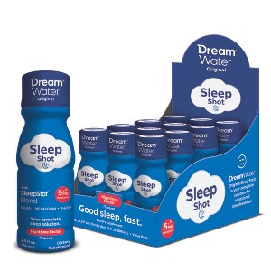 Dream Water Sleep Aid Supplement Drink; Melatonin 5mg, GABA, 5-HTP;   Zero sugar - 1 of 4