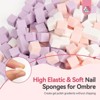 Saviland 100-Pack Ombre Sponge Set: Pink Gradient Blenders w/Grab Tool - Salon-Approved Manicure Kit (Pink)​ (3-Pink) - 4 of 4