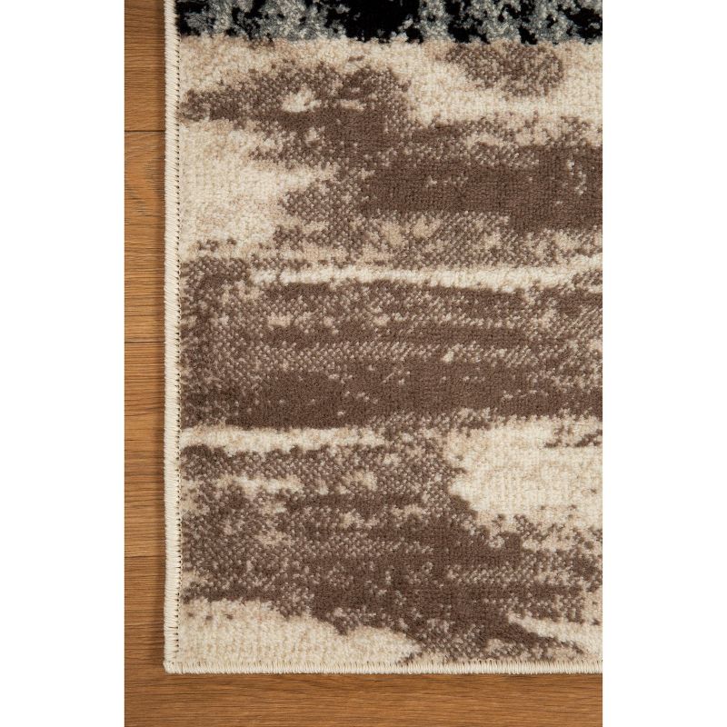 Patchwork Modern Eclectic Color Block Indoor Runner or Area Rug by Blue Nile Mills, 4 of 7