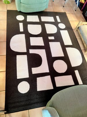 3'x5' Large Modern Shape Rug Cream - Room Essentials™ : Target