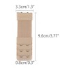 INSPIRE CHIC Women's Elastic Bra Hook Strap Extensions 3 Rows 2 Pcs - 3 of 4