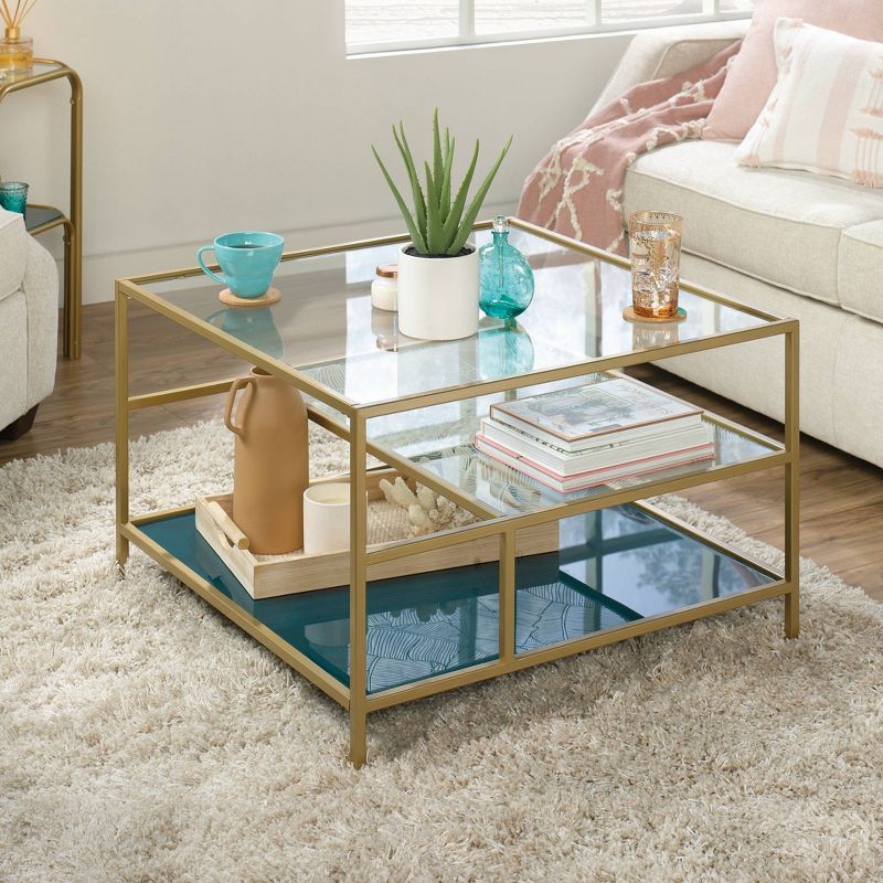 Coral Cape Coffee Table Satin Gold - Sauder, 5 of 12