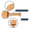 Kings County Tools 12oz Beechwood Mallet Hammer - 4 of 4