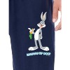 Looney Tunes Mens' Bugs Bunny What's Up Doc? Character Sleep Pajama Pants Blue - 2 of 3