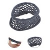 Unique Bargains Mesh Style Hair Rope Brown Beige Blue 6pcs - 3 of 3