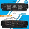 Lanzar 8-Channel Mosfet Amplifier - Class “AB” High-Current Dual Drive Stages, 2 Ohm Stereo Stable with High/Low Pass Filter Controls - 4 of 4