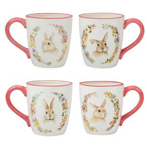 Set of 4 Easter Garden 20oz Assorted Mugs - Certified International - 1 of 4