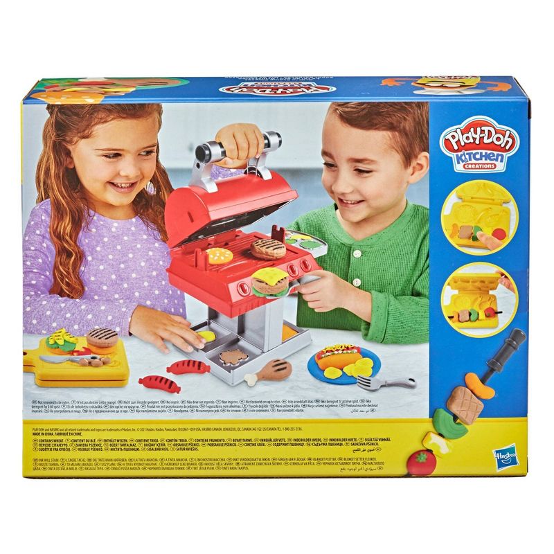 Play-Doh Kitchen Creations Grill &#39;n Stamp Playset, 4 of 14