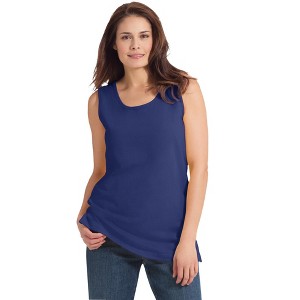 Woman Within Plus Size Perfect Scoopneck Tank - 1 of 4