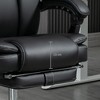 Faux Leather Reclining Swivel Massage Office Chair with Adjustable Height, Footrest, 6-Point Vibration and Heat - 2 of 4