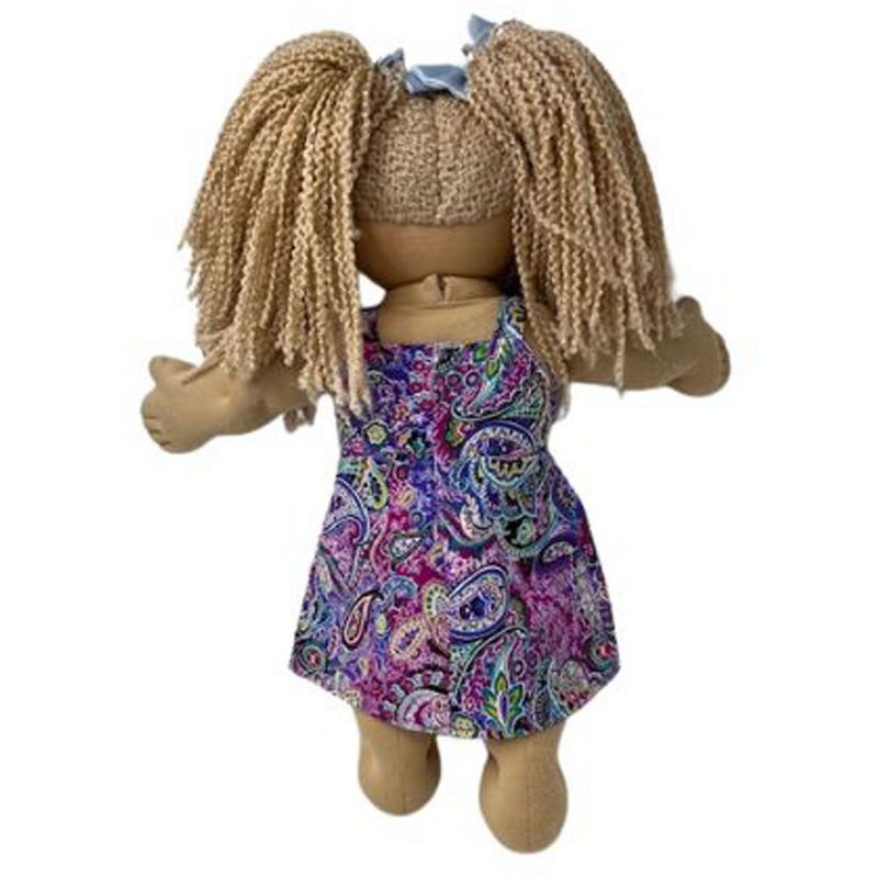 Doll Clothes Superstore Paisley Sundress With Purse Fits 15-16 Inch Cabbage Patch Kid And Baby Dolls, 4 of 5