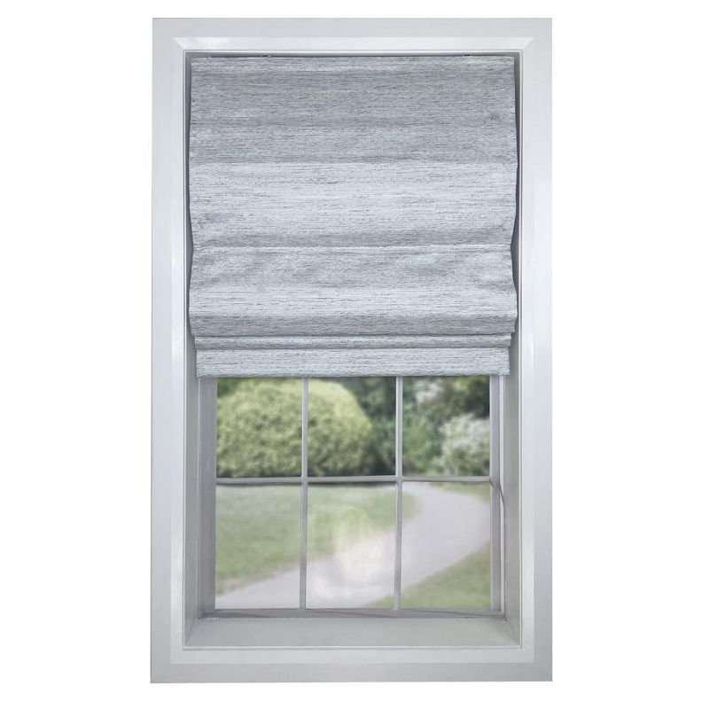 Versailles Caesar Cordless Roman Blackout Shades For Windows Insides/Outside Mount Stone, 1 of 4