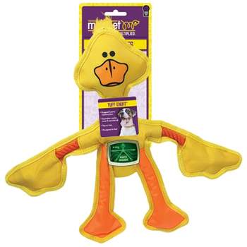 Multipet Skeleropes Duck Dog Toy - Yellow - 15"