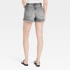 Women's High-Rise Cutoff Mini Jean Shorts - Universal Thread™ - 2 of 3
