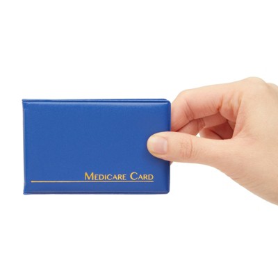 Plastic Id Holder For Medicare Card