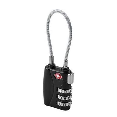  Slinger TSA 3-Dial Combination TSA Lock (Black) 