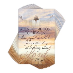 Dicksons Itty Bitty When I Come Home to Heaven Decorative Customizable Multicolor 4 x 2 Paper Card, Pack of 24 - 1 of 2