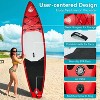 Paddle Board, 10 Ft 6 in Extra Wide Inflatable Stand-Up Paddle Board with Removable Fins, Backpack,for Adult & Youth of All Skill Levels - 3 of 4
