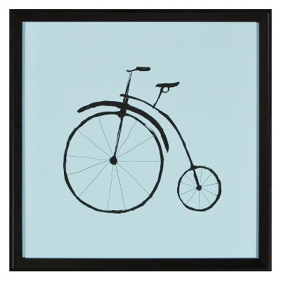 15" x 15" Bicycle II Single Picture Frame Black - PTM Images