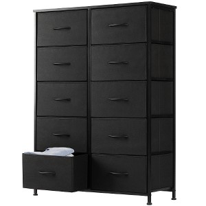 Lyngins 10-Drawer Tall Dresser for Bedroom, Wooden Chest of Drawers, Storage Cabinet with Water-Resistant Top for Closet/Nursery/Entryway - 1 of 4