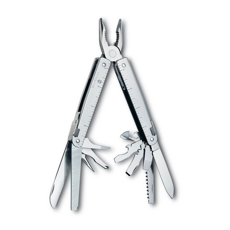 Victorinox Swiss Tool 26 Function Silver Multi-Tool with Nylon Pouch, 1 of 6