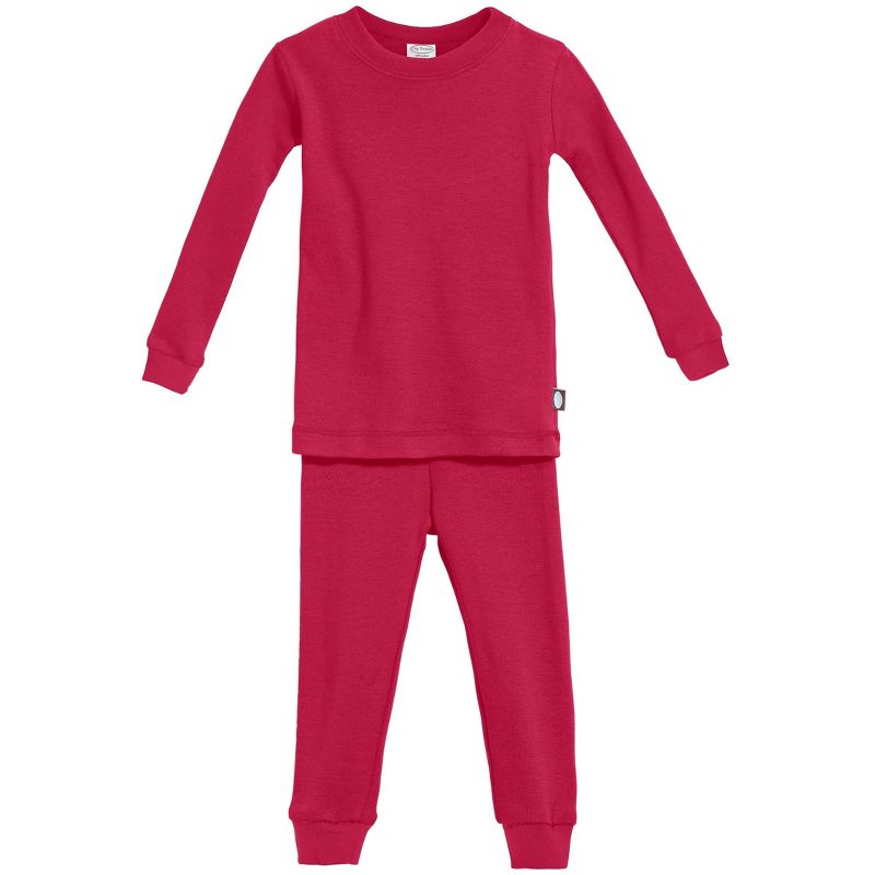 City Threads USA-Made Boys and Girls Soft Organic Cotton Pajama Sets, 1 of 6