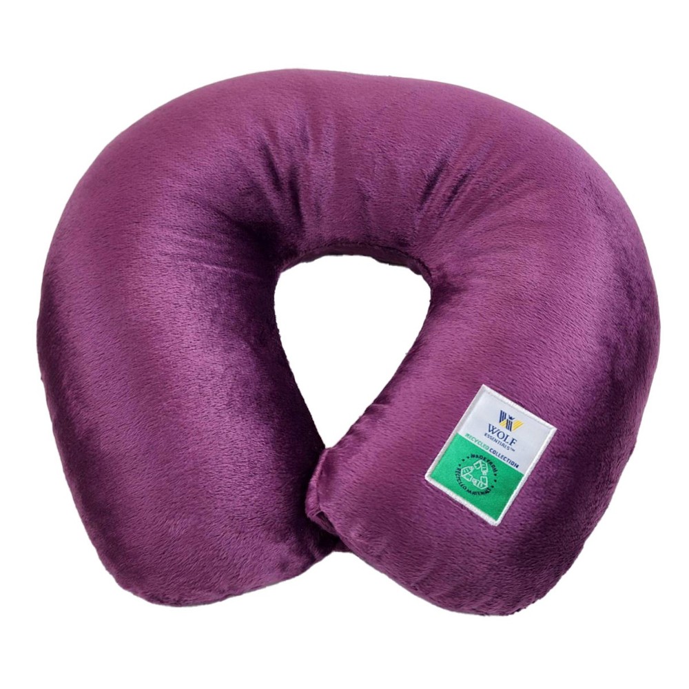 Photos - Travel Accessory WOLF Recycled Travel Neck Pillow - Plum shell 