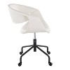 LumiSource Curvo Upholstered 4-Stars Task Chair PU - 2 of 4