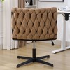 Armless Office Desk Chair No Wheels - 3 of 4