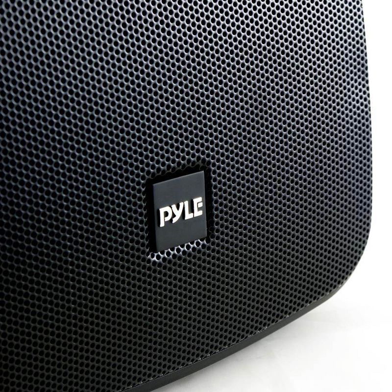 Pyle 5.25 Inch 600 Watt Indoor Outdoor Waterproof Bluetooth Black Speaker Pair, 5 of 7