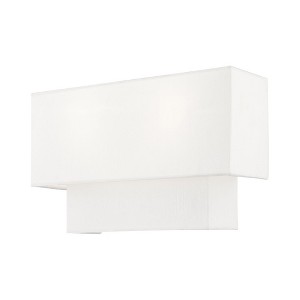 Livex Lighting Claremont 2 - Light Wall Light in  Brushed Nickel - 1 of 4