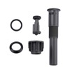 WOWOW Economical Easy Clean Pop Up Drain With Overflow in Matte Black - 3 of 4
