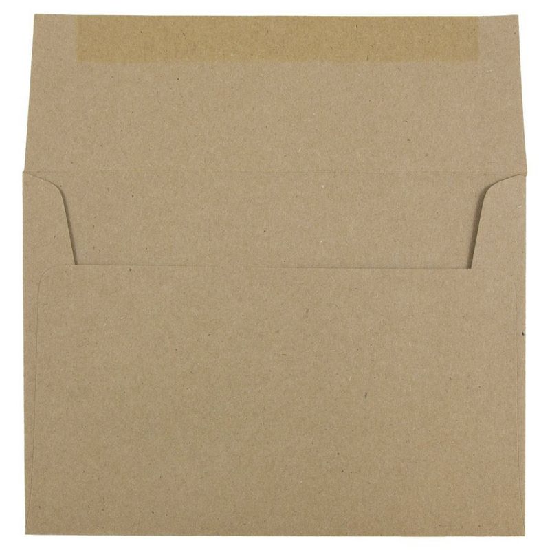 JAM Paper Brown Kraft Paper Bag Envelopes 50pk, 3 of 5