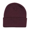 Hudson Baby Family Knit Cuffed Beanie 3pk, Navy Burgundy - 4 of 4