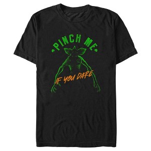 Men's Stranger Things St. Patrick's Day Demogorgon Pinch Me If You Dare T-Shirt - 1 of 4