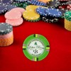 Slickblue 13.5-Gram Clay Poker Chips 25-Pack, Greek Key Mold, Casino Game Chips, Bluff Canyon Style, $1-$10K - 2 of 3